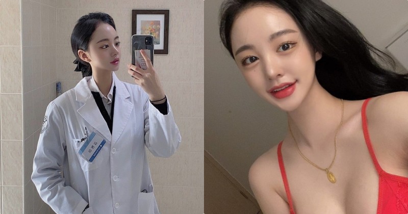 【博狗扑克】IG超美艷正妹女醫師！下班後的自拍好惹火，飽滿胸型讓人受不了！