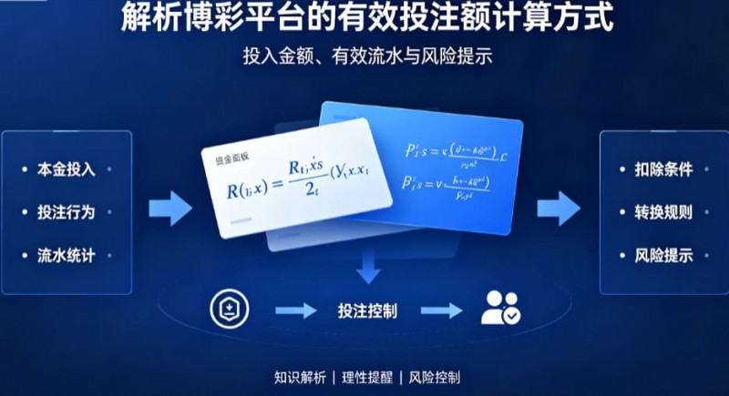 有效投注额：穿透数字娱乐“流水泡沫”的硬核标尺