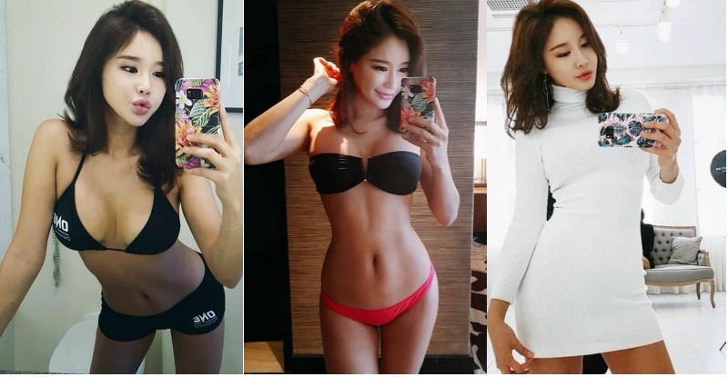 【博狗扑克】好驚人！妹子攜帶一對「深水炸彈」潛入池中，「過人乳量」滿到要溢出！