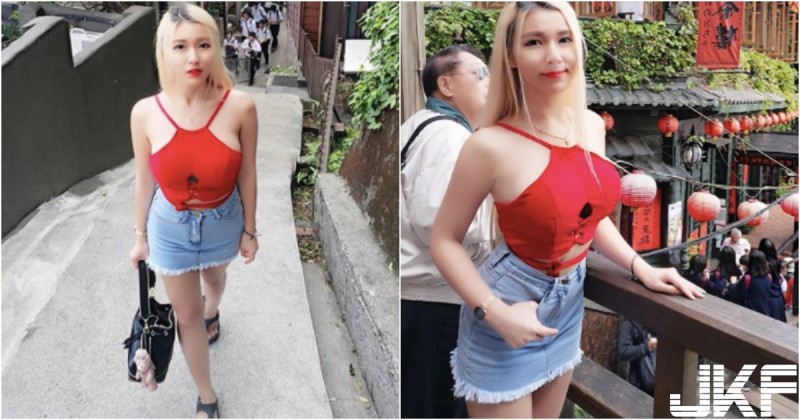 【博狗扑克】九份老街出現「大奶短裙妹」！上半身波濤洶湧「白嫩大肉包」配茶剛剛好！