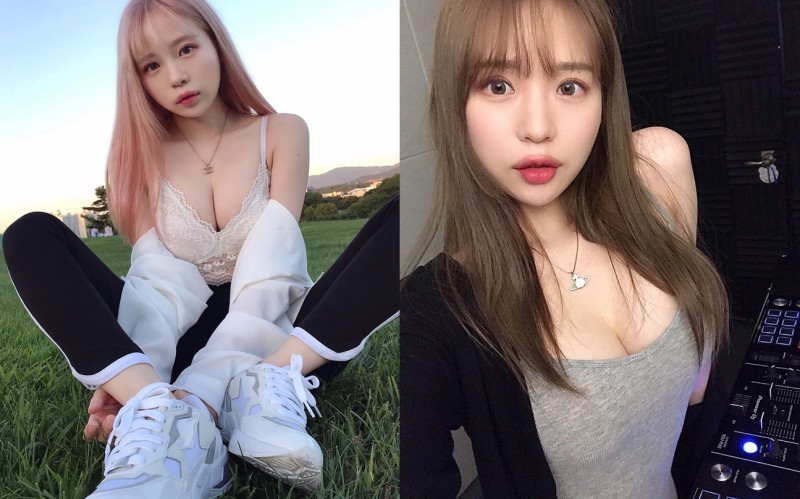 【博狗扑克】爆乳DJ「mochi」沙灘解放渾圓核彈乳　低胸視角炸出「深邃人字溝」畫面瞬間乳香四溢