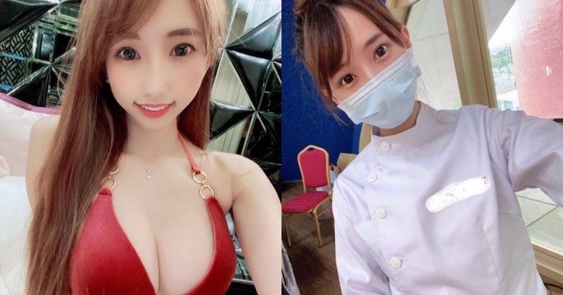 【博狗扑克】護理師「兔兒」比基尼辣照好養眼，「深邃事業線」讓病人都著迷！
