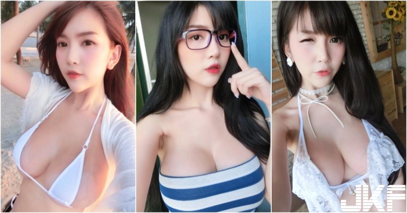【博狗扑克】衣服永遠太小件！「白嫩F奶妹」長輩出門大透氣！好想幫她扶一下啊…