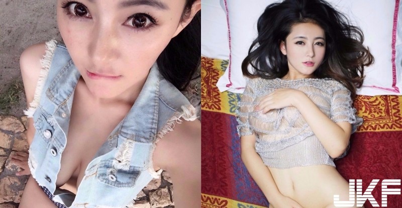 【博狗扑克】太大膽！馬甲外套裡竟「一絲不掛」！扣子開開曝曬無包覆的「美乳原形」…
