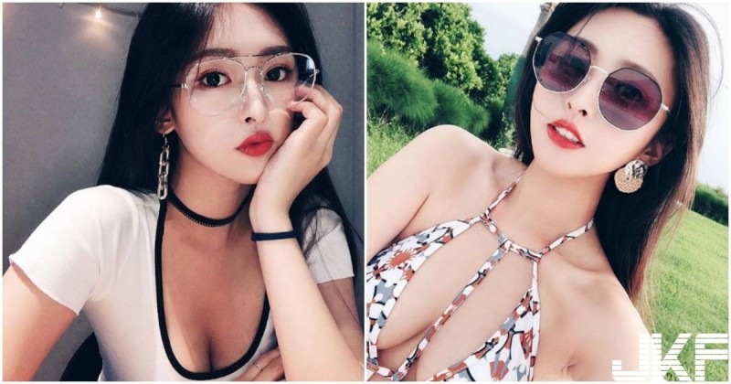 【博狗扑克】外文系正妹低胸裝「上圍太辣了」！邪惡美乳視角超吸睛！